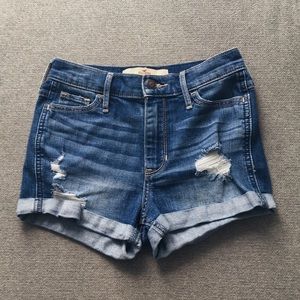 Hollister High Waisted Denim Shorts
